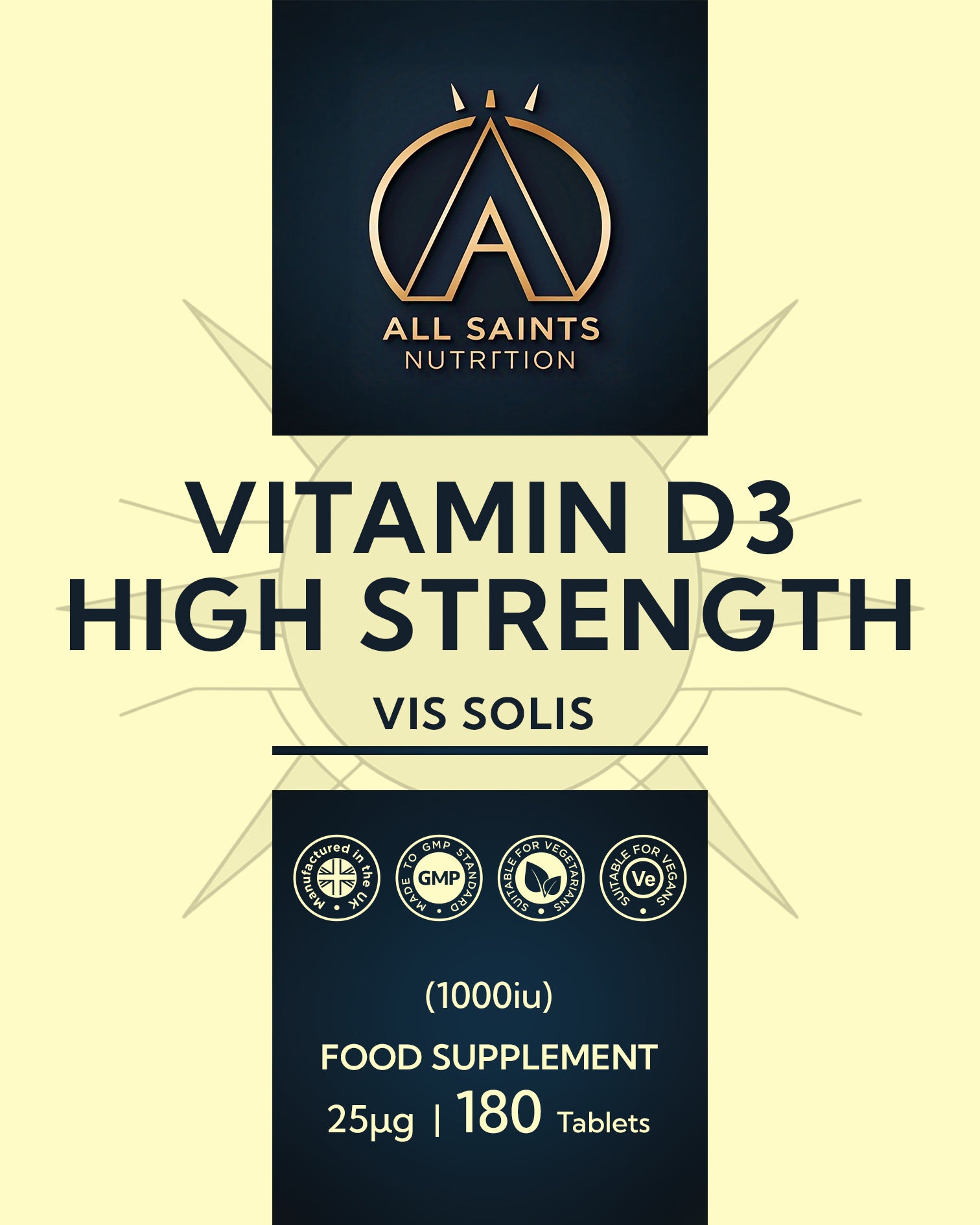 VITAMIN D3 4000IU powered by the sun